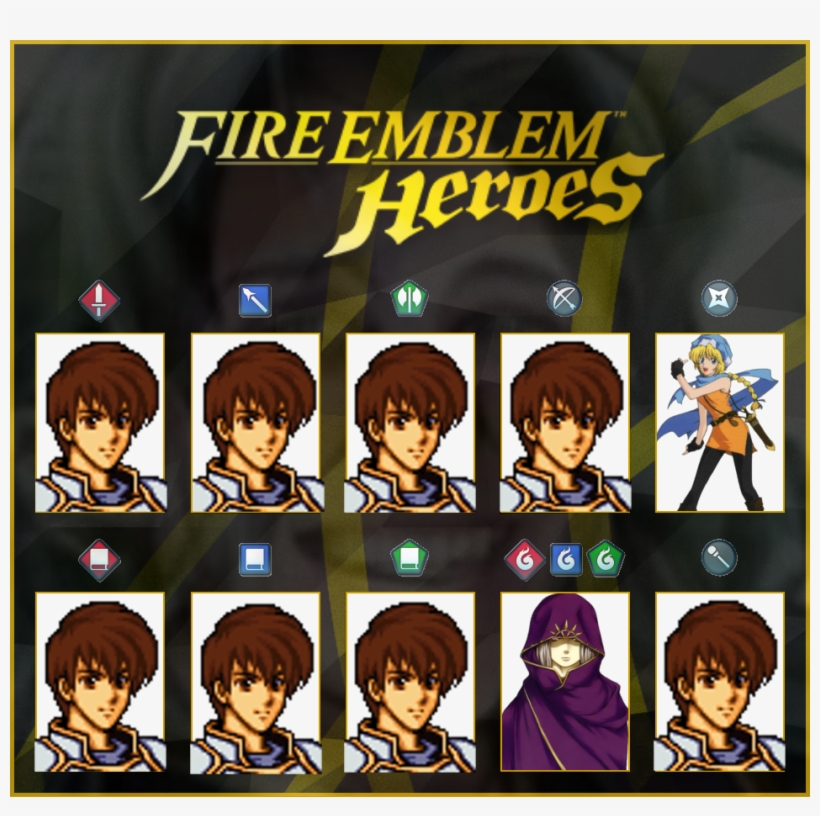 My Most Wanted Characters For Each Of The Feh Unit - Fire Emblem Heroes Title Screen, transparent png #7640997