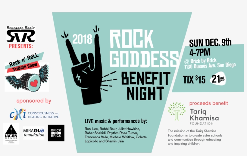 Rock Goddess Tribute Night - Flyer, transparent png #7641807