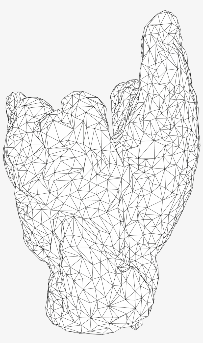 Rock 02 Render 1 Lou Poly Rock 02 Render 1 Lou Poly - Hand, transparent png #7641883