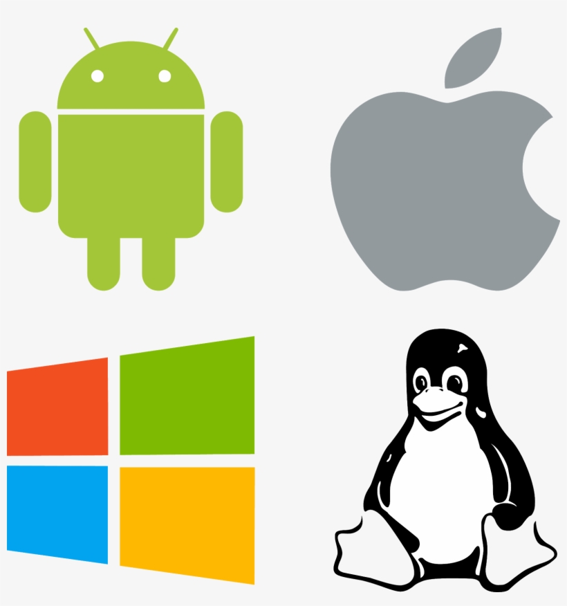 Download Logos Windows Linux Android Mac Svg Eps Png - Linux And Windows Hosting, transparent png #7642023