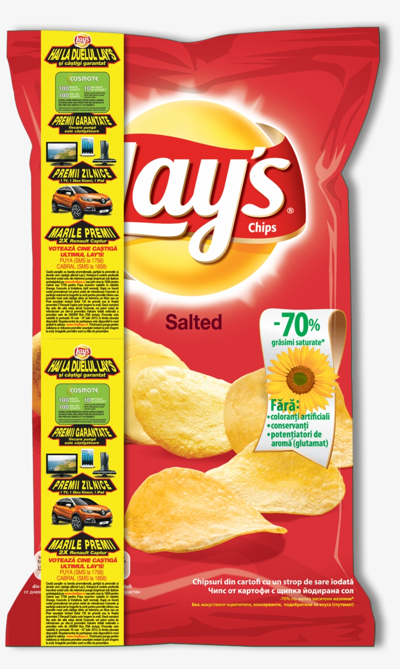 Packaging - Lays Naturel, transparent png #7642068