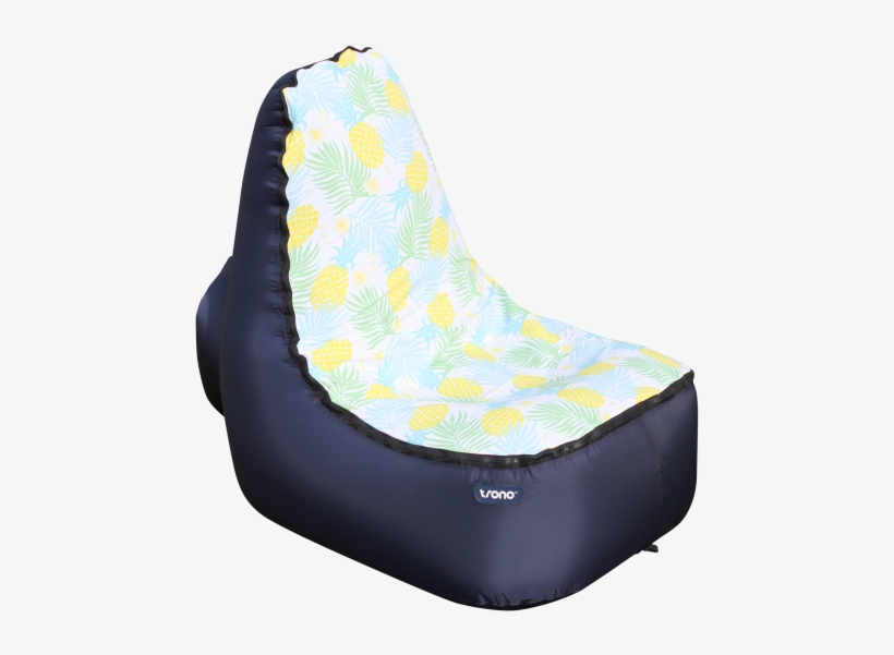Trono Chair Kids Tropical Blue - Bean Bag Chair, transparent png #7642680
