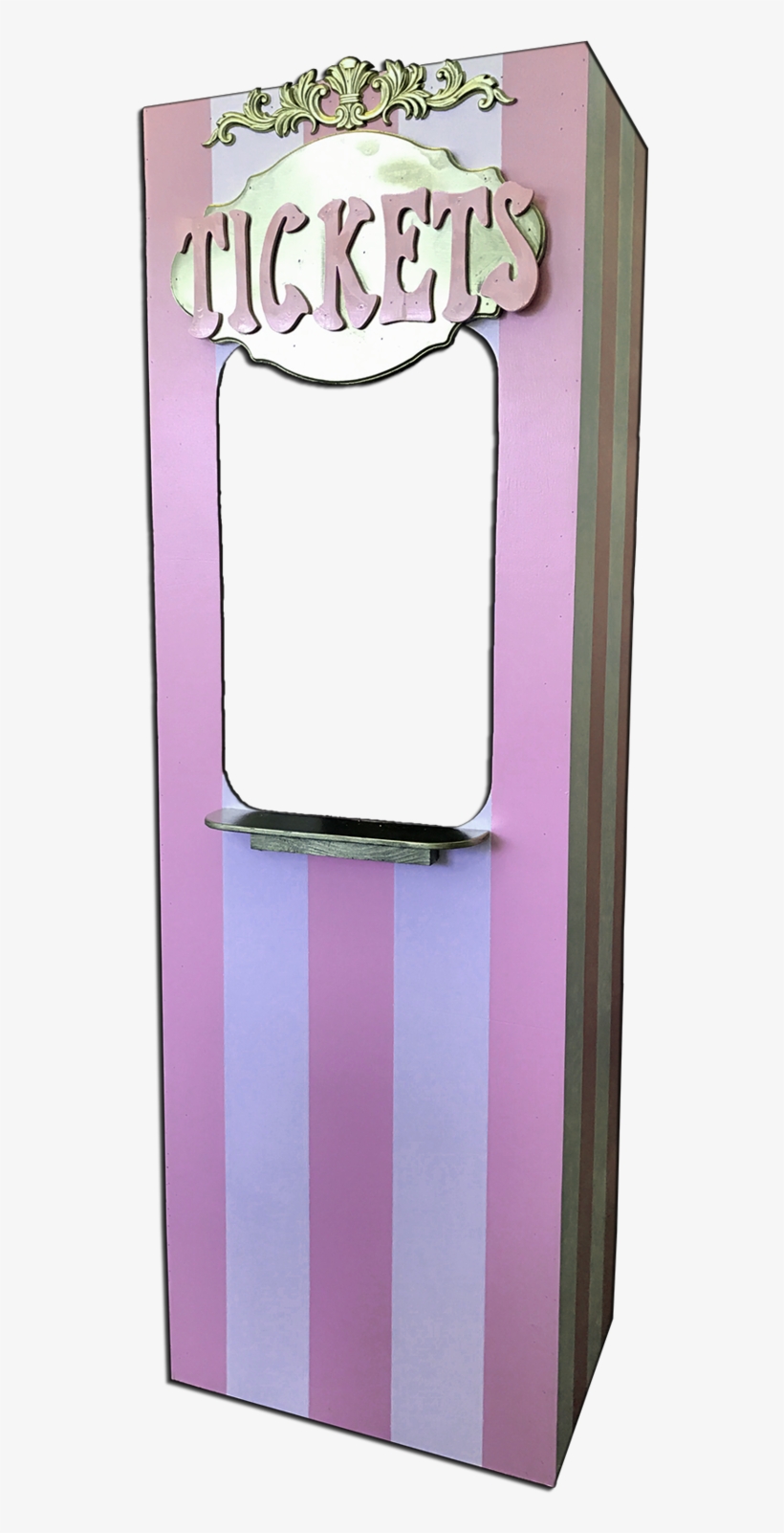 Pink Ticket Booth - Refrigerator, transparent png #7642717