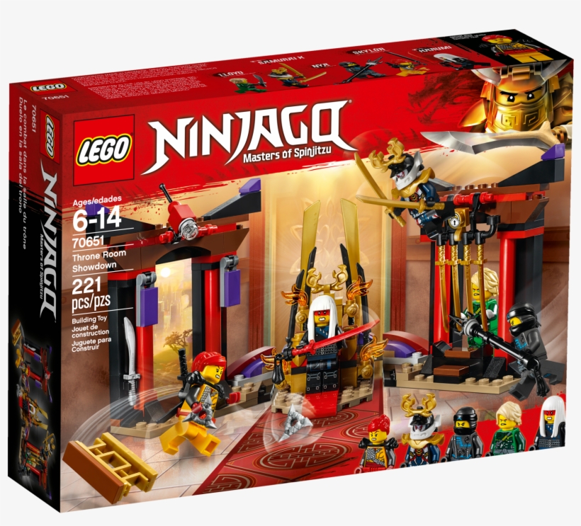 70651 Throne Room Showdown - Lego Ninjago, transparent png #7642782