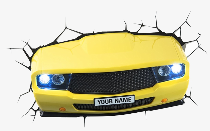 3d Light Fx 3d Muscle Car Light - Lampara Con Forma De Coche, transparent png #7642869