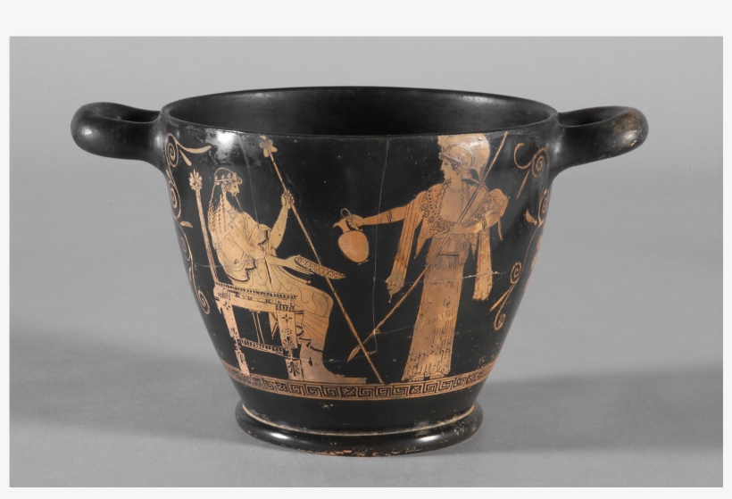 Zeus In Trono E Atena - Ceramic, transparent png #7643351