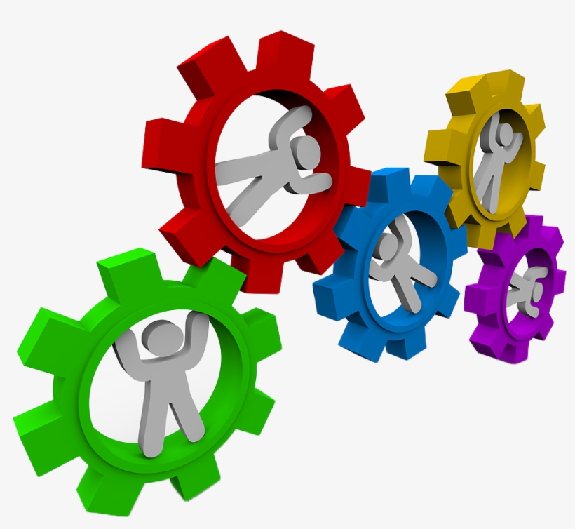Educación Física - Gears Turning, transparent png #7643892