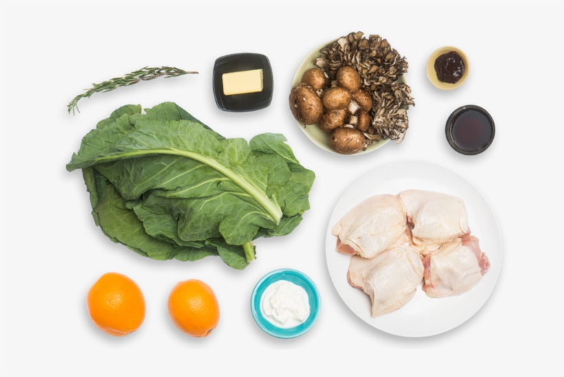 Oven Roasted Chicken & Mixed Mushrooms With Crispy - Chard, transparent png #7643975