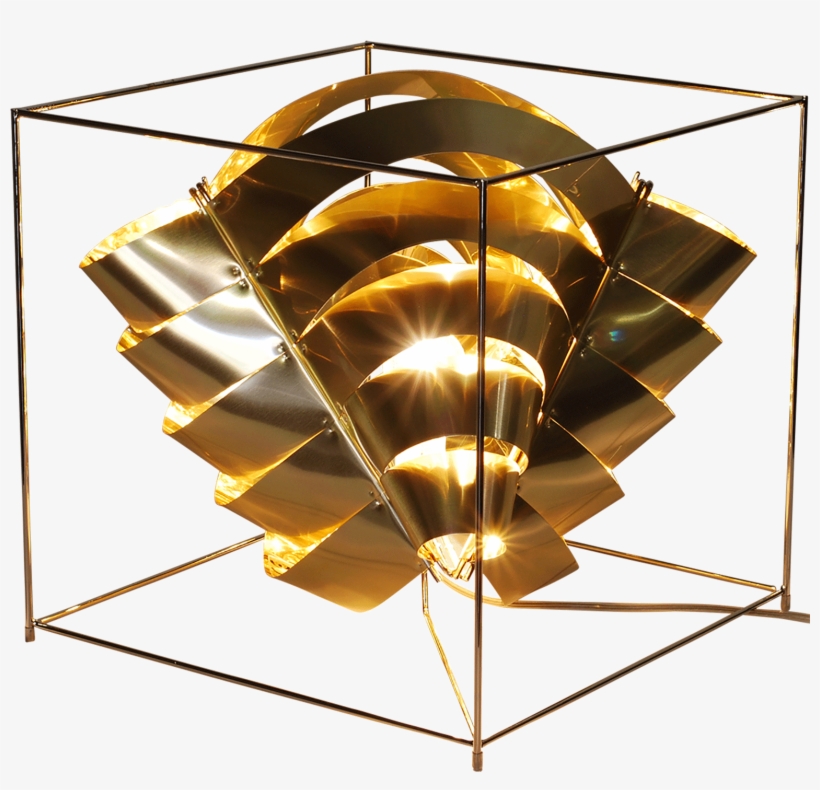 Light Cube Gold Auriga - Graphic Design, transparent png #7644737