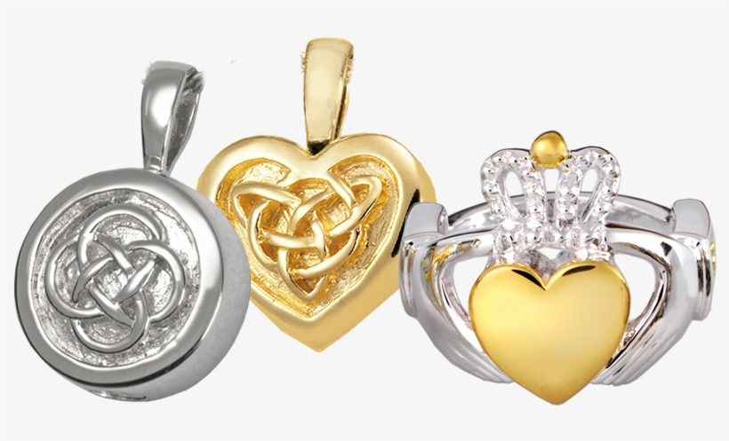 Celtic - 14k Gold Ring Urn, transparent png #7645149