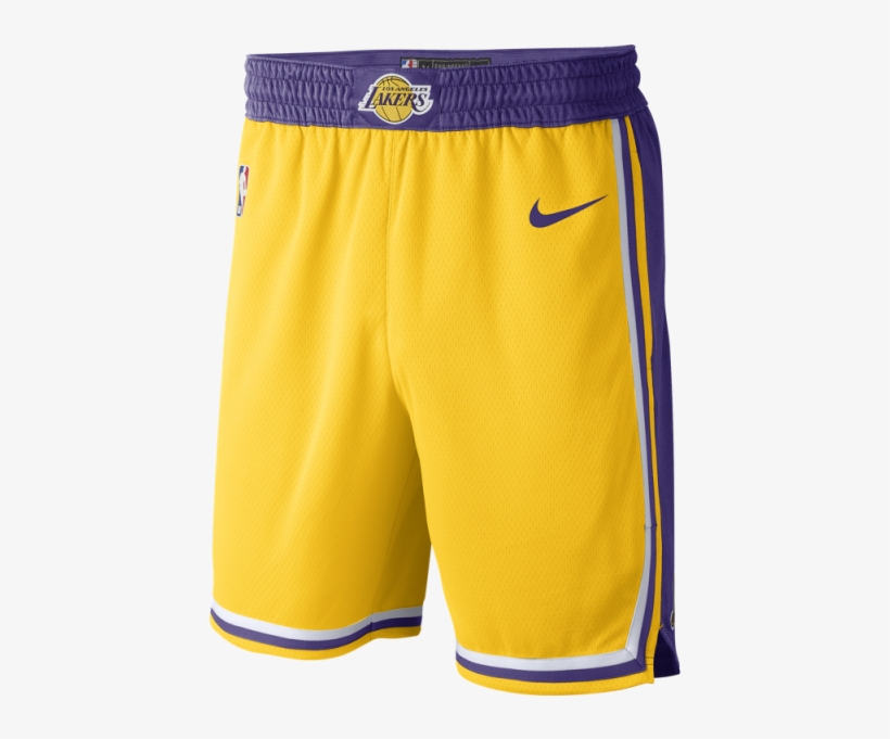 Nike Lakers Shorts, transparent png #7645320