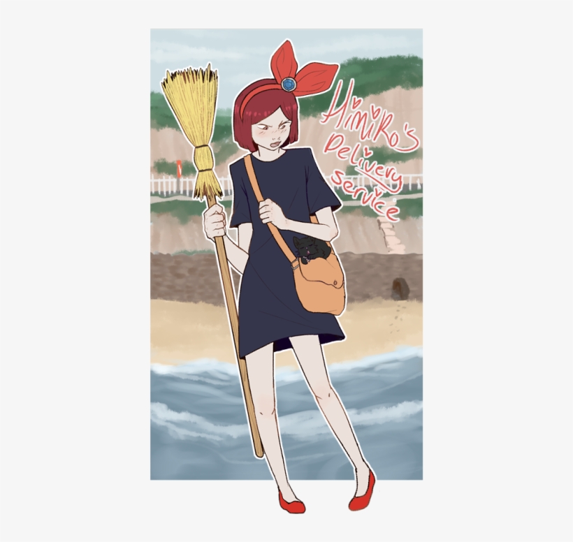 Himiko's Delivery Service - Cartoon, transparent png #7645404