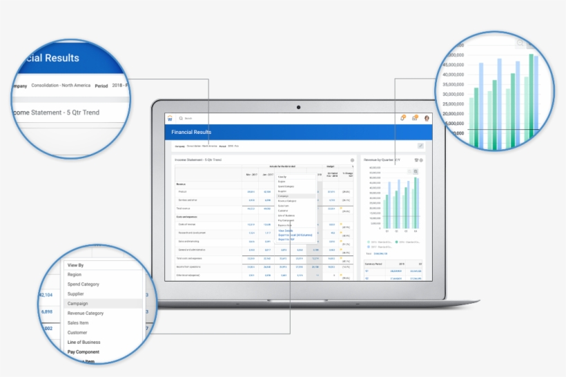 A Fresh Approach To Financial Management Software - Workday Benefits Dashboard, transparent png #7645574