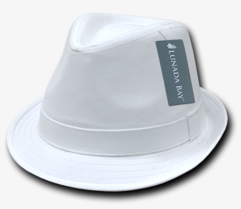 Lunada Bay Sweatband Basic Poly Woven Fedora Hat - Fedora, transparent png #7646060
