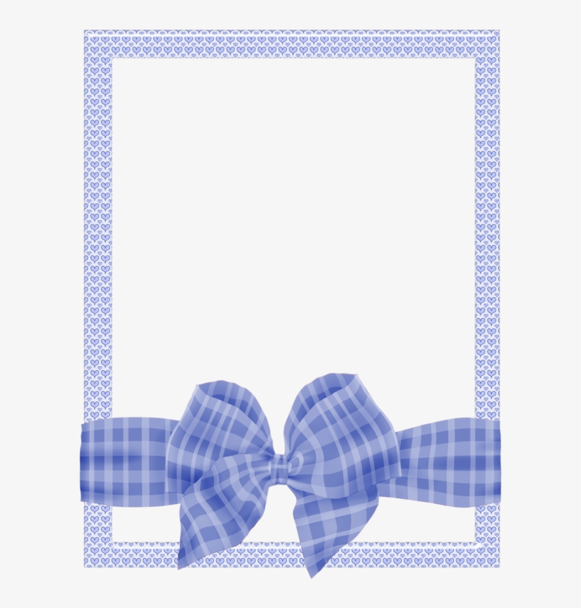 B *✿*baby Makes - Blue Bow Tie Border, transparent png #7646264
