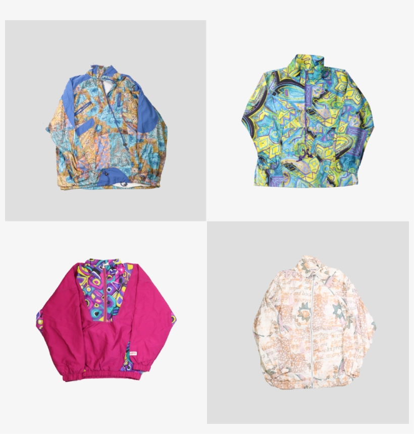Vintage 80-90's Jackets - Pattern, transparent png #7646445