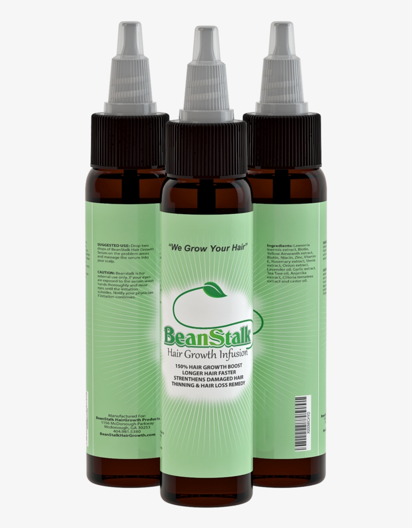 Beanstalk Oil Infusion, Hair Growth Vitamins & Shampoo - Plastic Bottle, transparent png #7646674