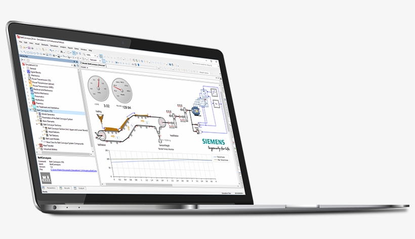 Siemens Minerals Utilizes Esi's Simulationx To Optimize - Personal Computer, transparent png #7646677