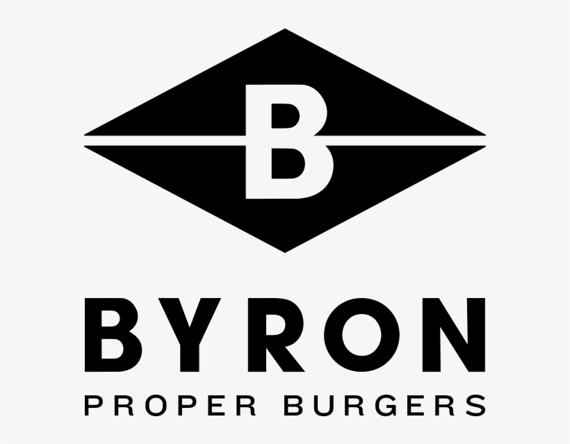 Byron Proper Burgers Are Made From 100% British Grass-fed - Byron Burger Logo, transparent png #7646819