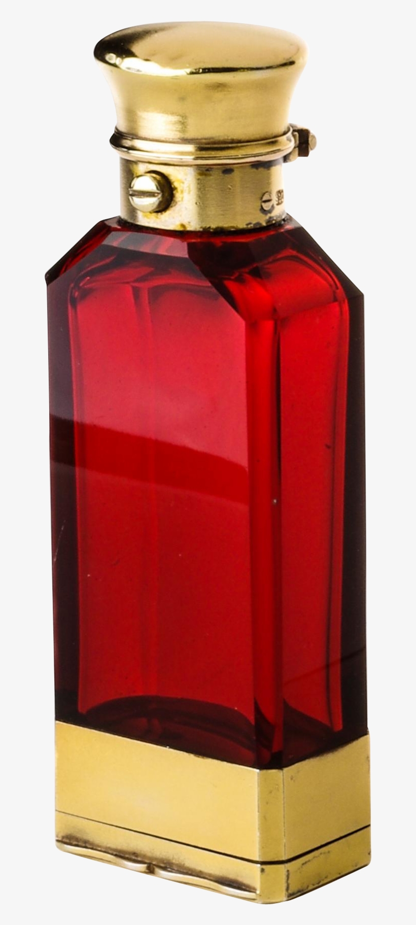 Sampson Mordan Combination Scent Bottle Vinaigrette - Glass Bottle, transparent png #7646852