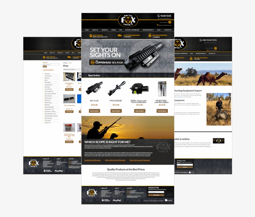 Arctic Fox Optics Website - Online Advertising, transparent png #7648005