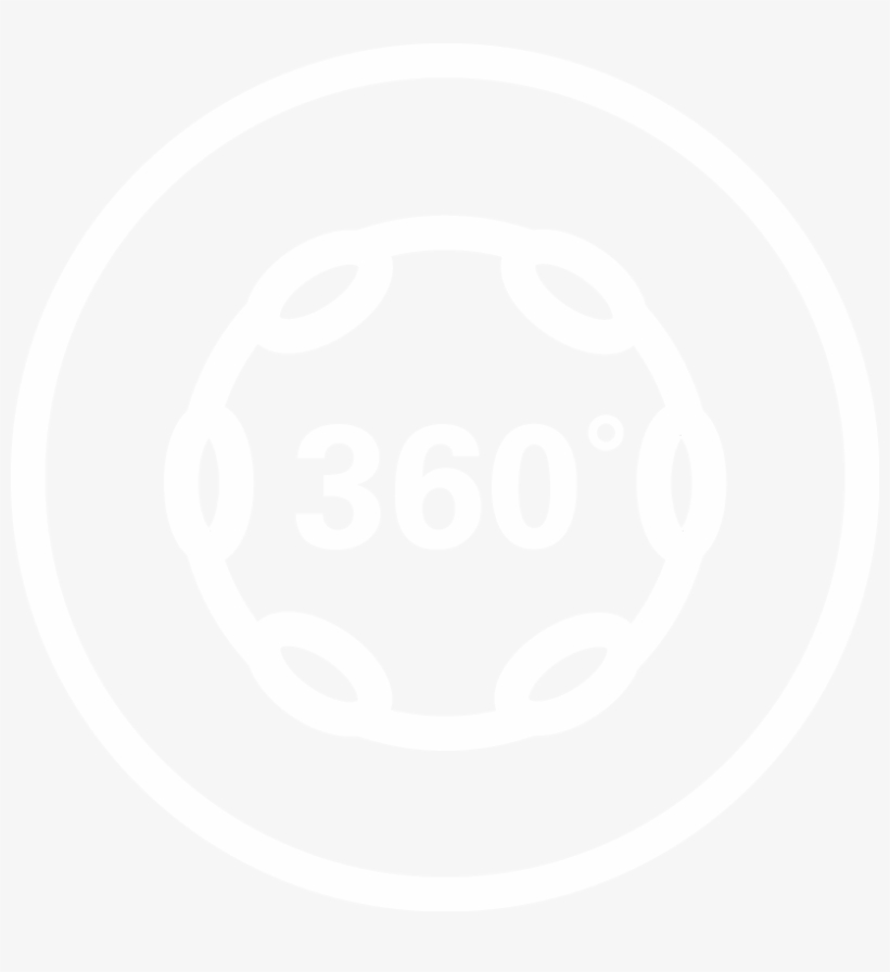 360 Video Icon White - Circle, transparent png #7648118