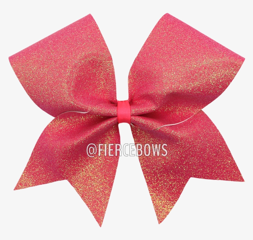 Glitter Cheer Bow - Leather, transparent png #7648159