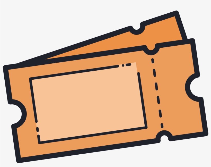 The Ticket Icon Starts As A Rectangle Shape, transparent png #7648980
