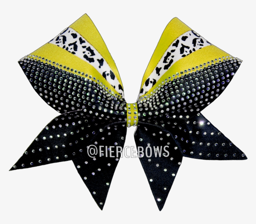 Cheetah Rays Of Color Rhinestone Cheer Bow - Swallowtail Butterfly, transparent png #7649461