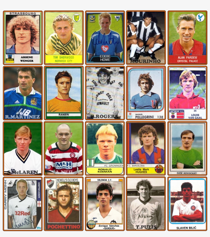 Premier League Managers Season 2015-16 Panini - Football Managers As Players, transparent png #7649819