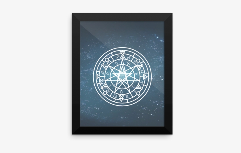 Interstellar Circle Framed Poster - Circle, transparent png #7650654