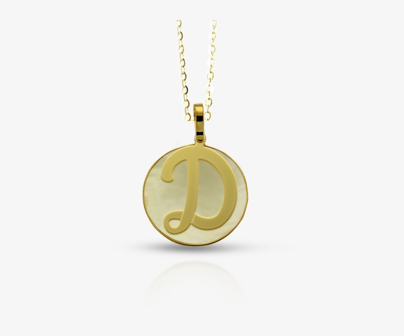 12 Mm Round Initial Disc Pendant Yg By Oro China Jewelry - Carrera Y Carrera Подвески, transparent png #7651206