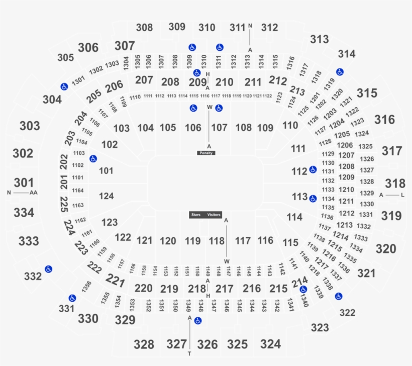 Event Info - American Airlines Center Map Carrie Underwood, transparent png #7651273