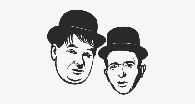 Laurel And Hardy Png - Laurel & Hardy Png, transparent png #7651737