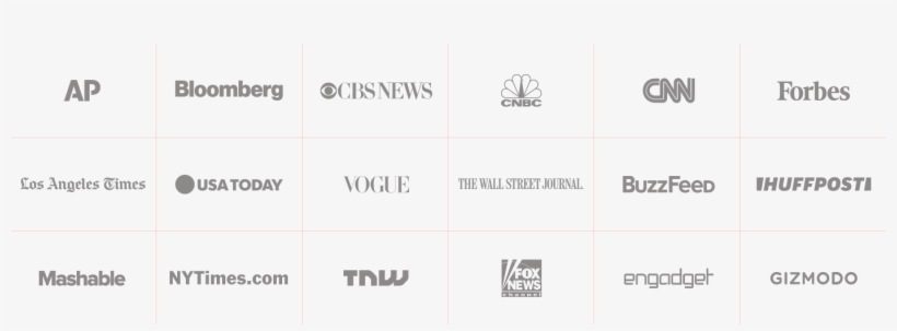 Some Of Our Media Relationships - Graphics, transparent png #7651781