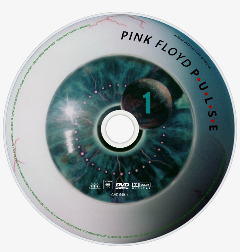 Pink Floyd - P - U - L - S - E - Dvd Disc Image - Pink Floyd Pulse Dvd 1, transparent png #7651852