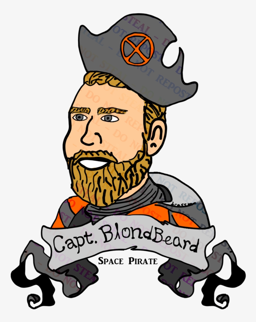 Captain Blond Beard, transparent png #7653238