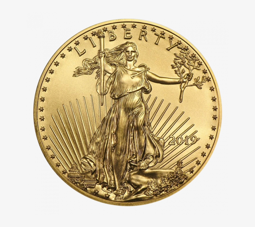 Zoom - Gold American Eagle 2018, transparent png #7653268