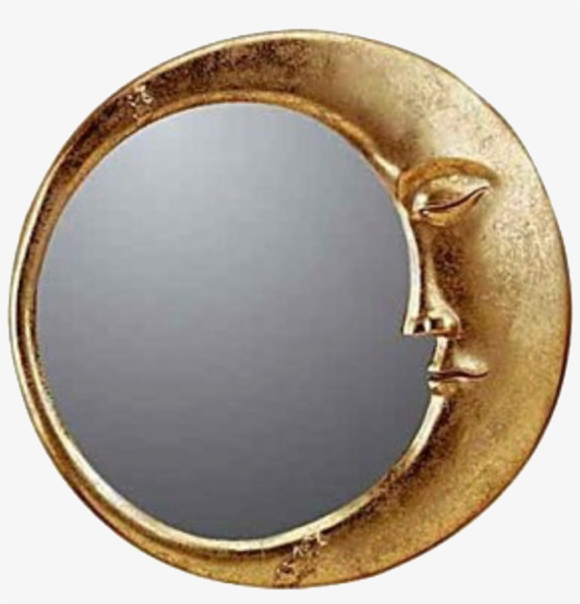 Gold Grey Moon Polyvore Moodboard Filler - Beauty Spell, transparent png #7654407