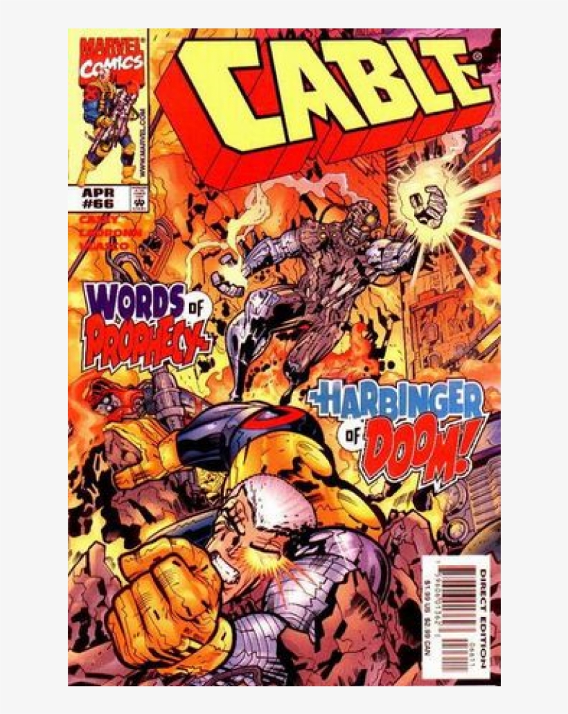 Купете Comics 1999-04 Cable - Jose Ladronn Art Cable, transparent png #7655029