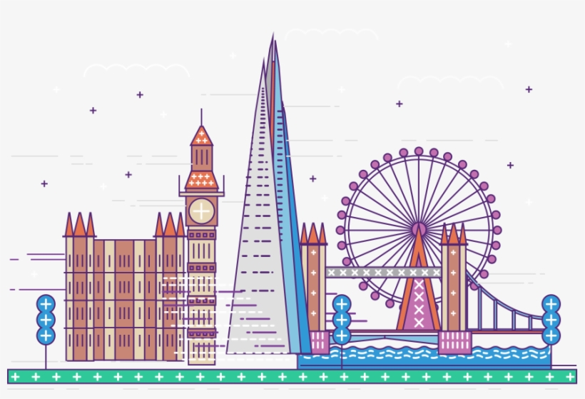 London Clipart Ferris Wheel London - Ferris Wheel, transparent png #7655393