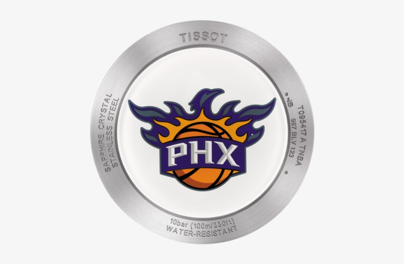Tissot Quickster Chronograph Nba Phoenix Suns - Nba Phoenix Suns Logo Png, transparent png #7655904