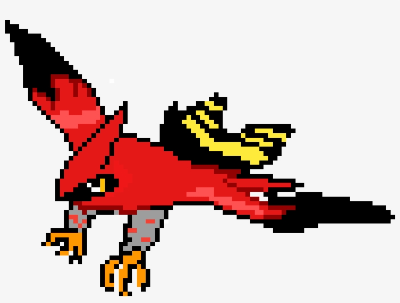 Desenho de Talonflame para colorir