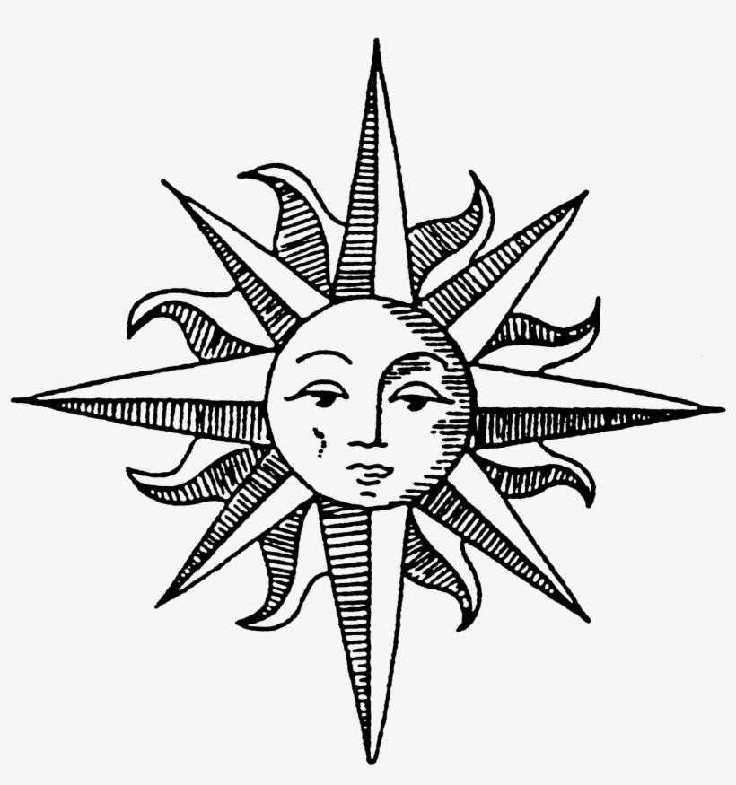 Object Of Objects - Sun Drawing, transparent png #7656396