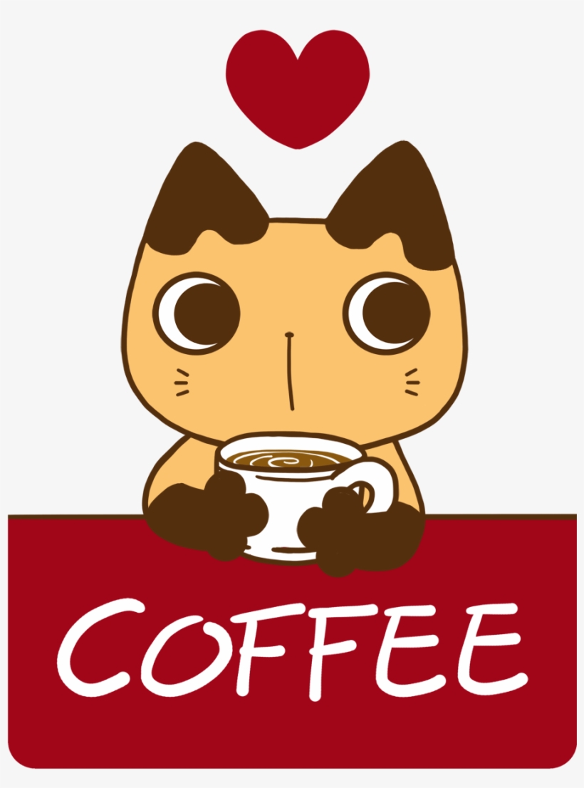 1000 Cats And Coffee - Cartoon, transparent png #7657501