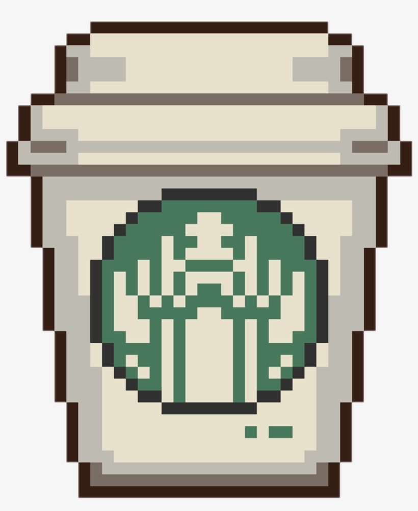 Cafe Sticker - Family Pixel Art Minecraft, transparent png #7657550