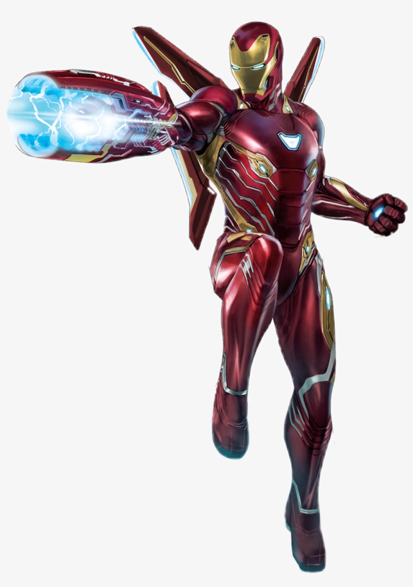 Ironman Sticker - Iron New Suit Infinity War, transparent png #7657794