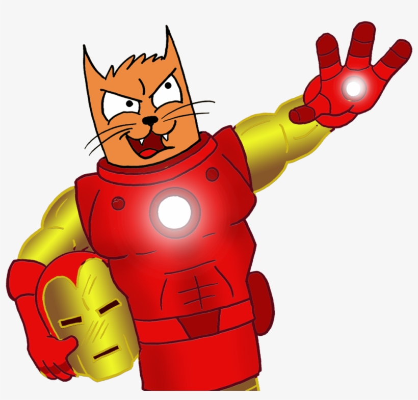 Ironman-twitch Copy - Cartoon, transparent png #7658088