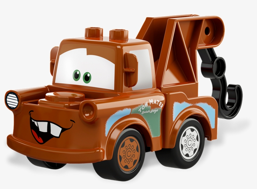 Mcqueen Clipart Tow Mater - Cars Lego Duplo Mater, transparent png #7658408