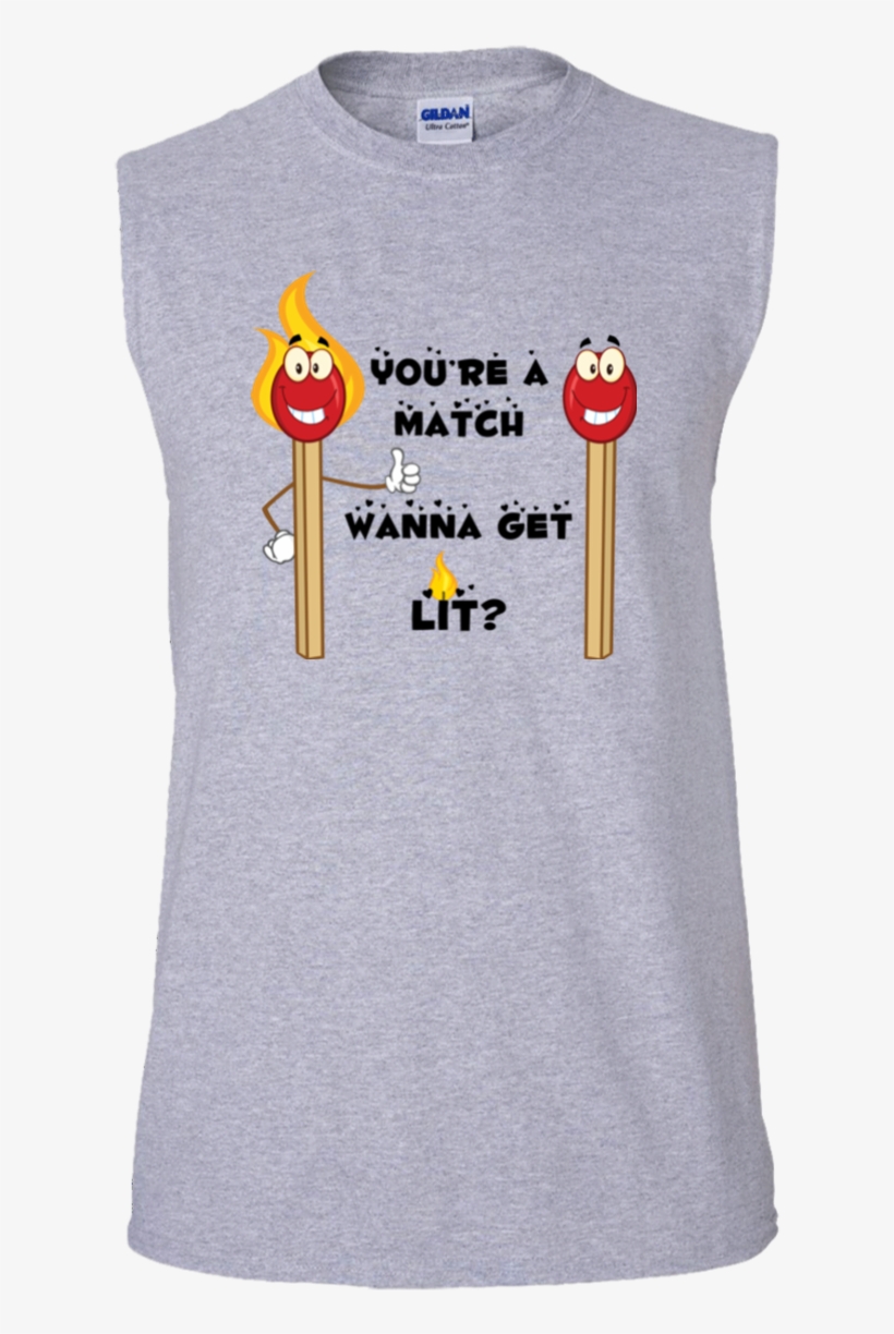 Wanna Get Lit Black Txt - Active Tank, transparent png #7658438